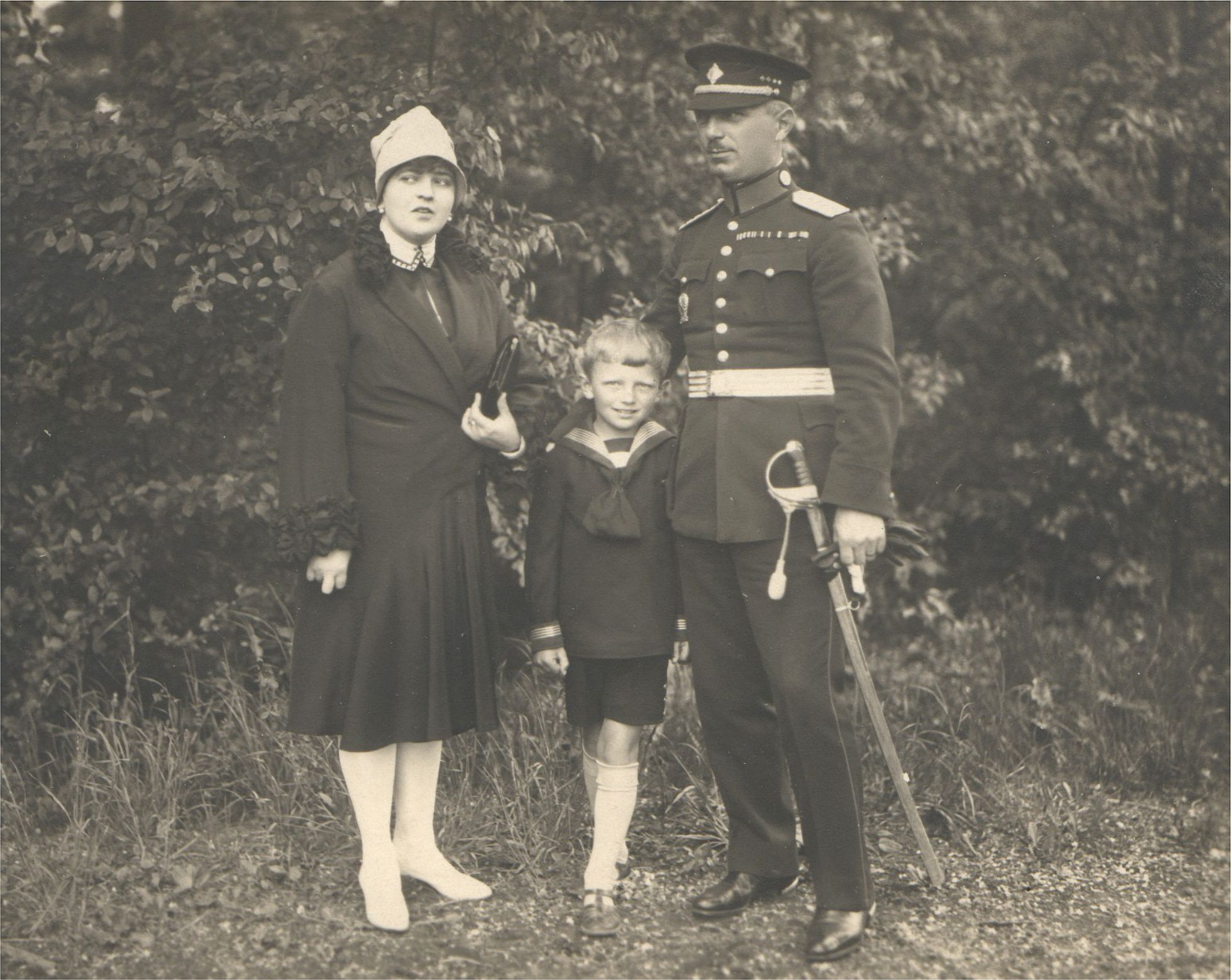 Bedřich Homola, jeho žena Galina a syn Oleg